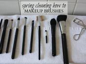 Spring Cleaning Makeup Brushes