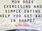 Back Shape with Exercise Simple Eating