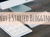 Started Blogging