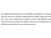 AdSense Matched Content Guide Everything That Need Know