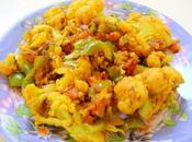 Cauliflower Bell- Pepper Vegetable (Gobi Shimla Mirch Sabzi)