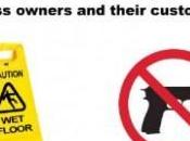 Business Owners Could Liable Violence Unless They Post Guns Allowed" Signs