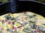 Rainbow Chard Cheddar Frittata #BrunchWeek