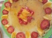 Mother’s Brunch-Cheesecake Torta with Fresh Strawberries Oranges Food Blogging