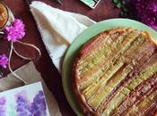 Motherhood: Whole Wheat Rhubarb Upside Down Cake Compote