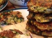 Vegan Potato Spinach Cheddar Fritters with Horseradish Dipping Sauce