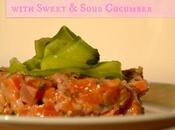 Salmon Tartare with Sweet Sour Cucumber