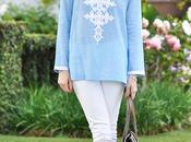 Embroidered Blue Tunic