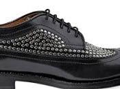 Handsome Studs: DSquared2 Studded Brushed Leather Derby