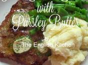 Fried Steaks with Parsley Butter