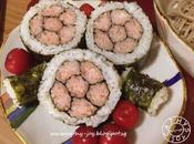 Mentaiko Flower Sushi Roll