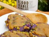 Pistachio-Crusted Purple Sweet Potato Patties with Blood Orange Marmalade