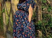 Maternity Style: Bohemian Maxi Dress Headscarf