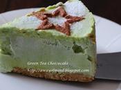 Green Cheesecake with Milo Powder
