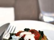 Eggplant Parmesan with Creamed Spinach