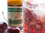 Vanilla Bourbon Cherry Smash Cocktails