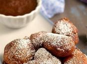 Vegan Banana Doughnuts with Chocolate Fudge Sauce