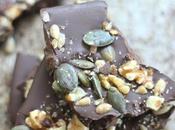 Chocolate Bark: Nuts Seeds Healthy Snack