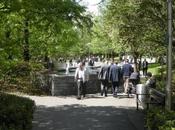 Jubilee Park Landscape, Canary Wharf, London