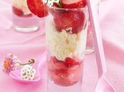 Strawberry Rose Rice Pudding