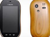 Sharp Design Telephone: Touch Wood SH-08C