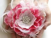 Pink Bridal Hair Flower Best Seller