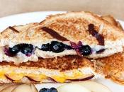 Grilled Fruit Cheese Sandwiches