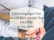 Warning Signs Should Accept That Offer