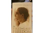 Book Review First Last Freedom Krishnamurti