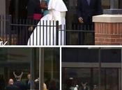 Obama, with Horns Sprouting from Head, Greets Pope