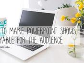 Make PowerPoint Shows Enjoyable Audience