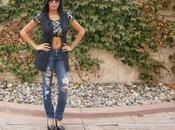 Pair Distressed Jeans Styled Ways: Trendy