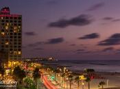 Aviv Beach Promenade Sunset