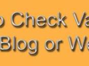 Check Value Your Blog Website