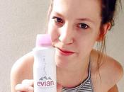 Getting Workout With Evian Facial Spray