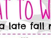 Fashionable Friday: What Wear Late Fall Race