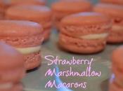 Strawberry Marshmallow Macarons