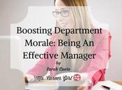 Boosting Department Morale: Being Effective Manager