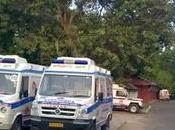Chennai City Traffic Caring Life Saving Ambulance