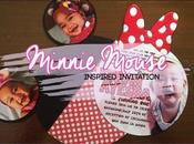 Invitation Minnie Mouse Inspired