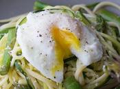 Linguine with Poached Asparagus
