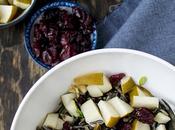 Wild Rice Kale Salad with Pomegranate Molasses Dressing