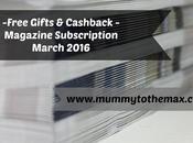 Magazine Subscription Free Gift Bargains March 2016