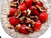 Strawberry Pecan Steel Oatmeal