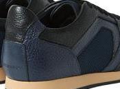 Dark Sexy Spring: Burberry Field Panelled Leather Mesh Sneakers