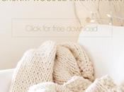 Knit Chunky Wool Blanket Free Downloadable Pattern