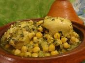 Tajine Poulet Pois Chiches Chicken Tagine with Chickpeas Pollo Garbanzos طاجين الدجاج الحمص