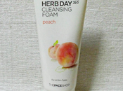 Face Shop: Herb Cleansing Foam Peach Review