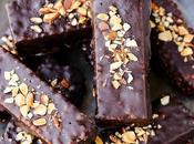 Chocolate Covered Almond Butter Puffed Millet Bars (Gluten Free Vegan)
