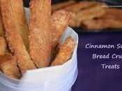 Cinnamon Sugar Bread Crust Treats, Leftover Breadsticks Recipe